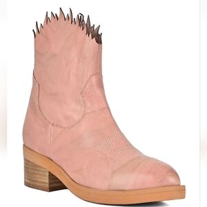 ROAN by BED-STU Diabolical Blush Western Ankle Boots